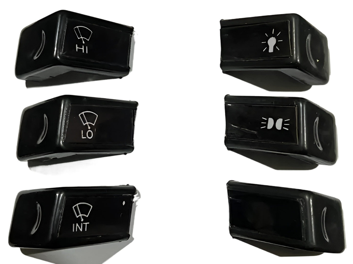 PANEL BUTTON COVERS / METER BUTTON COVERS FOR SUZUKI KHYBER 6 Pcs