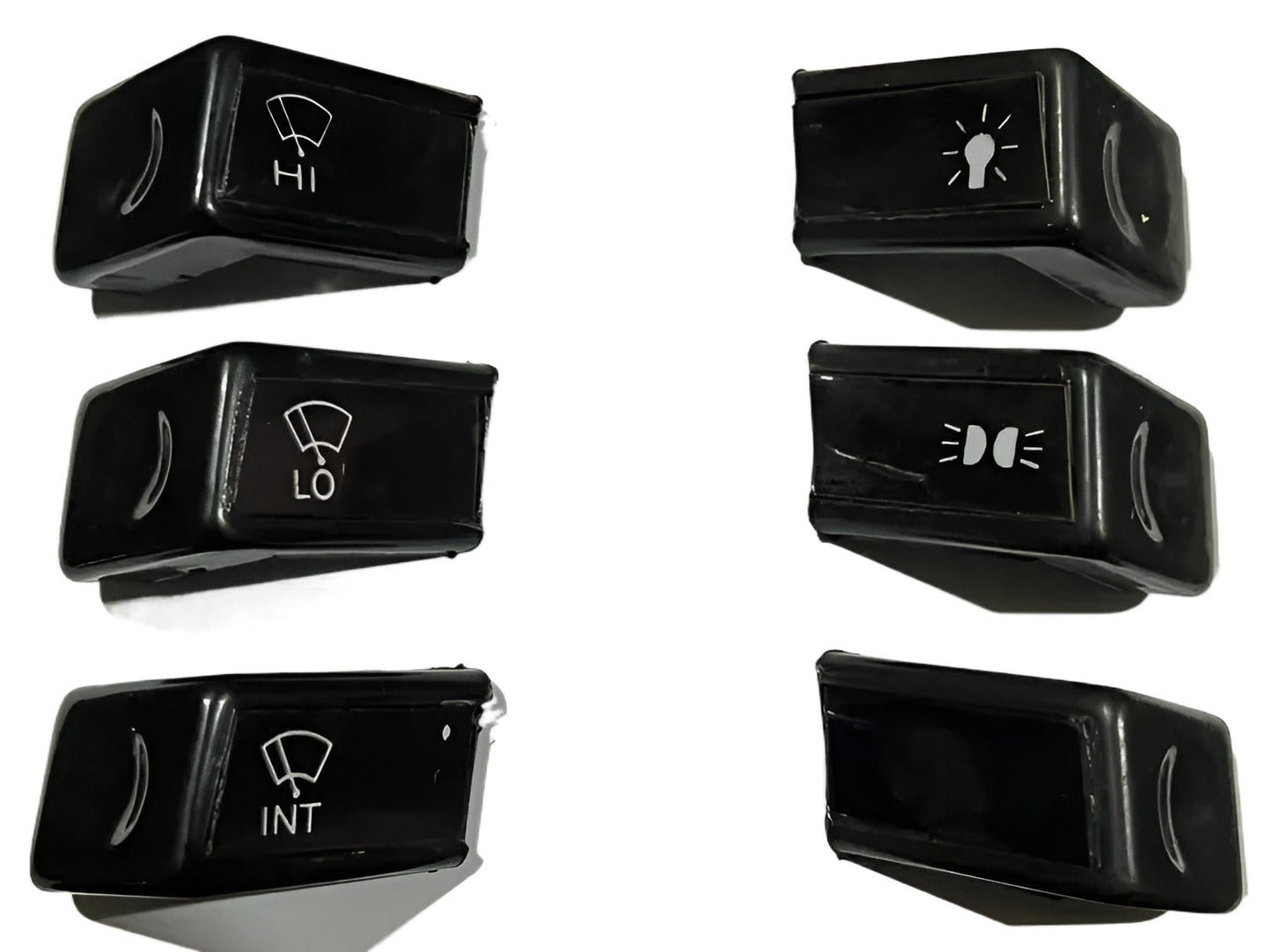 PANEL BUTTON COVERS / METER BUTTON COVERS FOR SUZUKI KHYBER 6 Pcs