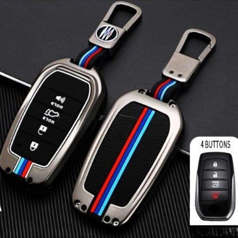 Luxury Fashionable BMW Style Metal Zinc Alloy Car Remote Key Cover ā Premium Metal  Zinc Alloy Key Case Protector for Cars