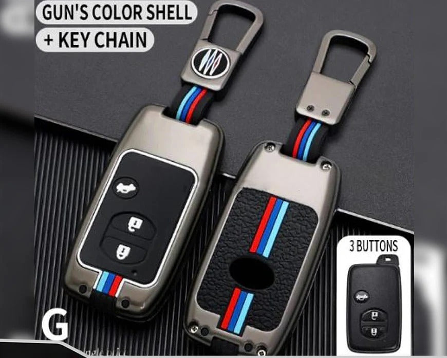 Luxury Fashionable BMW Style Metal Zinc Alloy Car Remote Key Cover ā Premium Metal  Zinc Alloy Key Case Protector for Cars