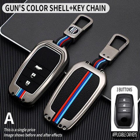 Luxury Fashionable BMW Style Metal Zinc Alloy Car Remote Key Cover ā Premium Metal  Zinc Alloy Key Case Protector for Cars