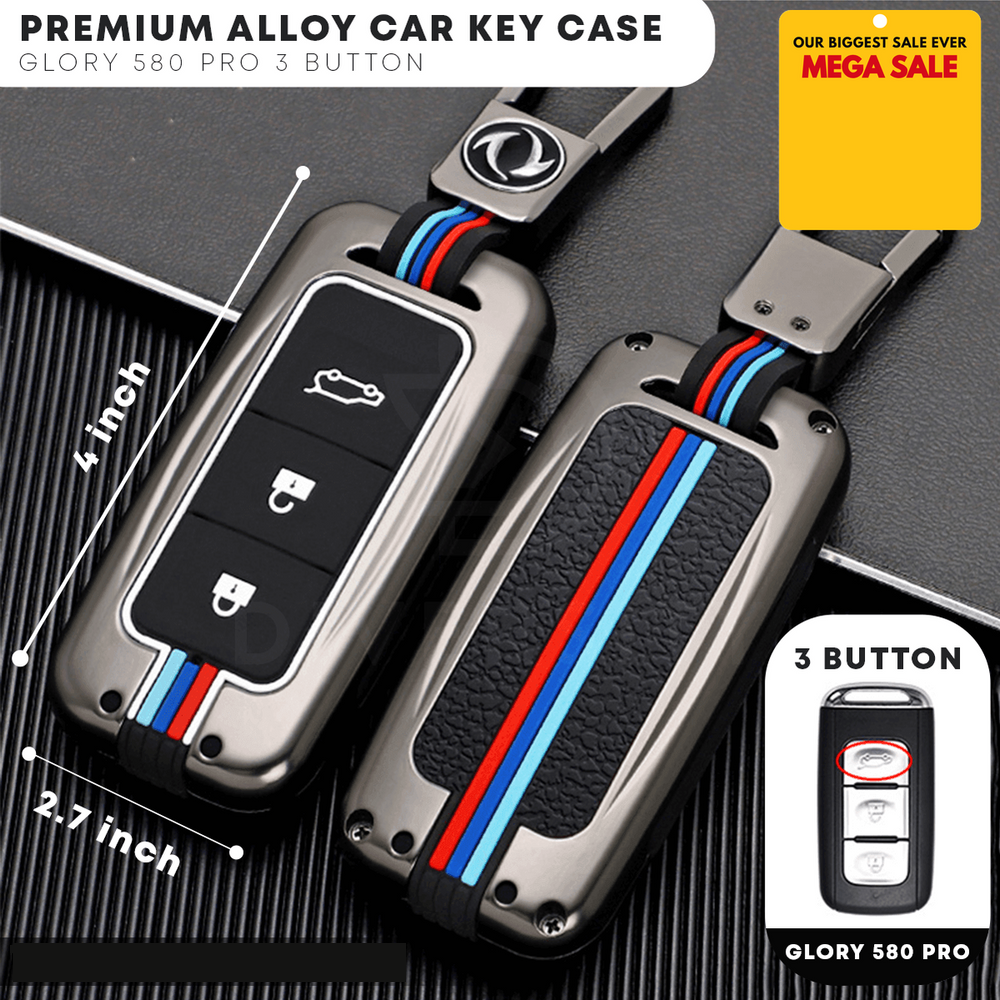 Luxury Fashionable BMW Style Metal Zinc Alloy Car Remote Key Cover ā Premium Metal  Zinc Alloy Key Case Protector for Cars