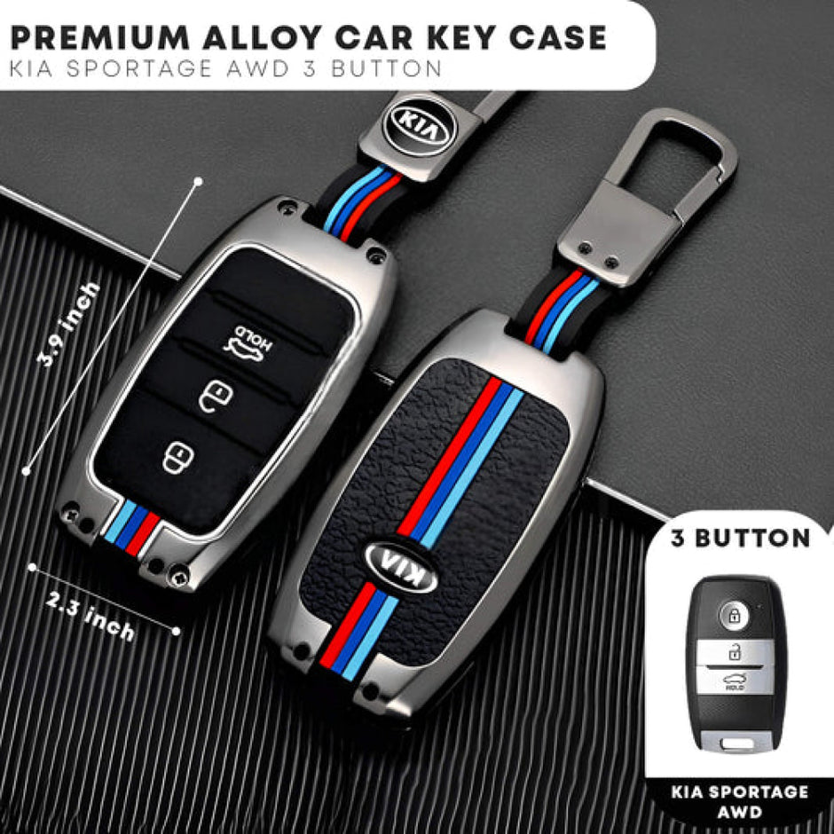 Luxury Fashionable BMW Style Metal Zinc Alloy Car Remote Key Cover ā Premium Metal  Zinc Alloy Key Case Protector for Cars