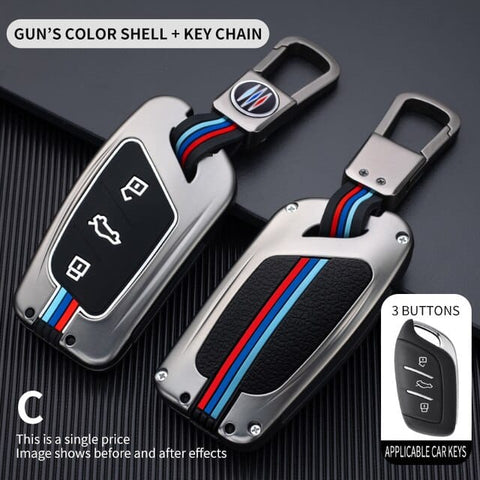Luxury Fashionable BMW Style Metal Zinc Alloy Car Remote Key Cover ā Premium Metal  Zinc Alloy Key Case Protector for Cars