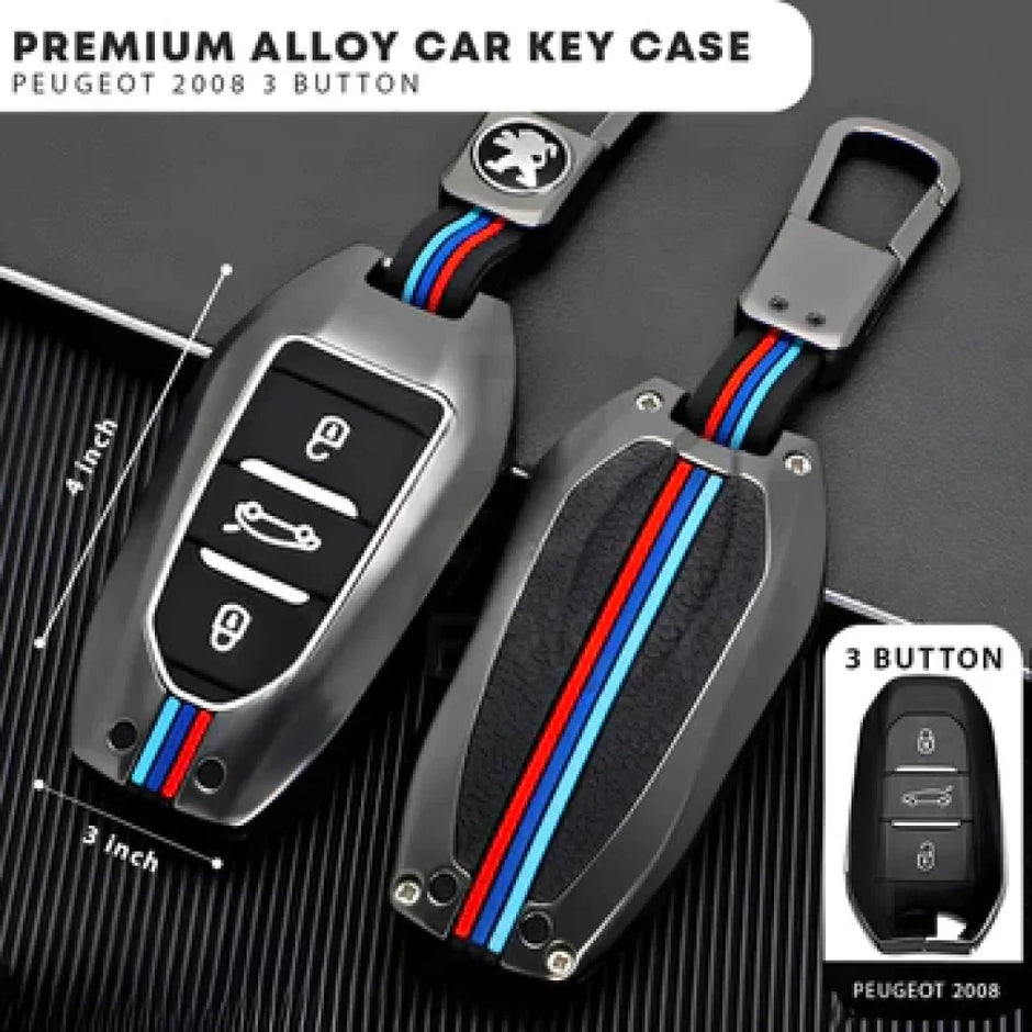 Luxury Fashionable BMW Style Metal Zinc Alloy Car Remote Key Cover ā Premium Metal  Zinc Alloy Key Case Protector for Cars