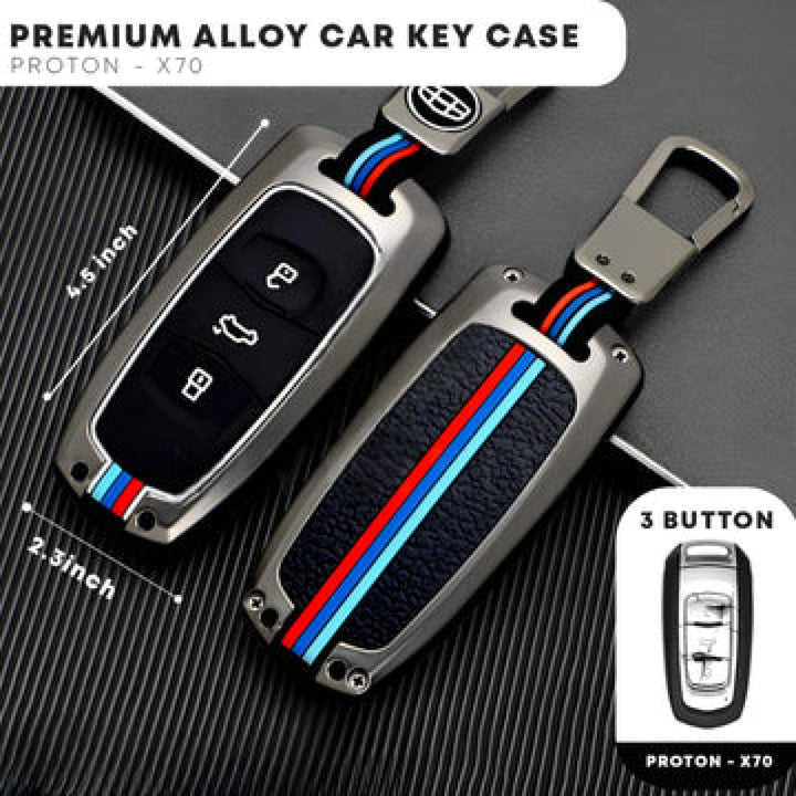 Luxury Fashionable BMW Style Metal Zinc Alloy Car Remote Key Cover ā Premium Metal  Zinc Alloy Key Case Protector for Cars