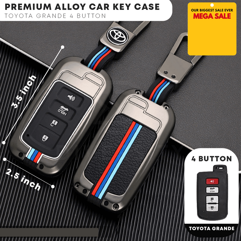 Luxury Fashionable BMW Style Metal Zinc Alloy Car Remote Key Cover ā Premium Metal  Zinc Alloy Key Case Protector for Cars