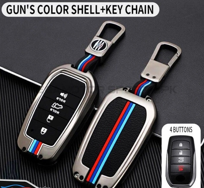Luxury Fashionable BMW Style Metal Zinc Alloy Car Remote Key Cover ā Premium Metal  Zinc Alloy Key Case Protector for Cars