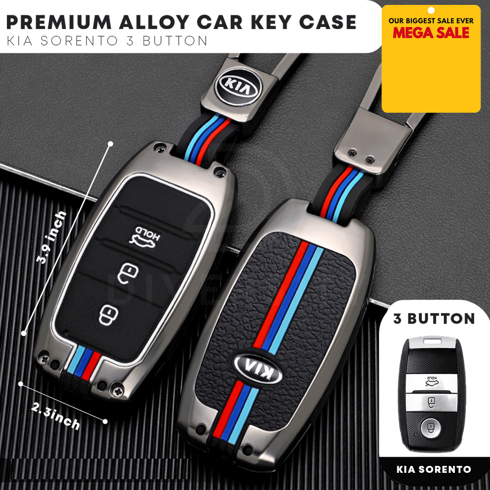 Luxury Fashionable BMW Style Metal Zinc Alloy Car Remote Key Cover ā Premium Metal  Zinc Alloy Key Case Protector for Cars