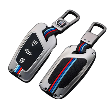 Luxury Fashionable BMW Style Metal Zinc Alloy Car Remote Key Cover ā Premium Metal  Zinc Alloy Key Case Protector for Cars