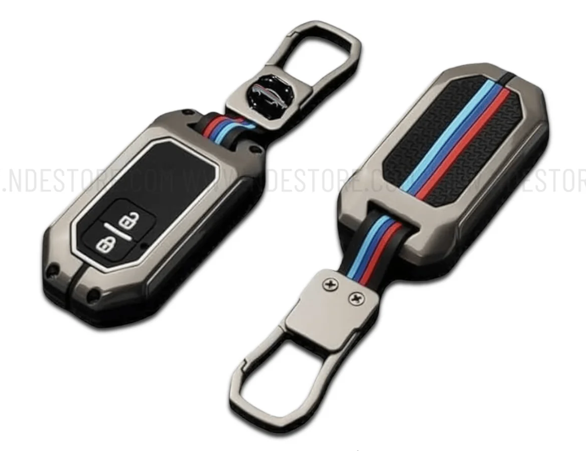 Luxury Fashionable BMW Style Metal Zinc Alloy Car Remote Key Cover ā Premium Metal  Zinc Alloy Key Case Protector for Cars