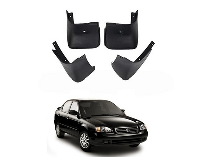 Mud Flaps / Splash Guards For Suzuki Baleno 4 Pcs Set