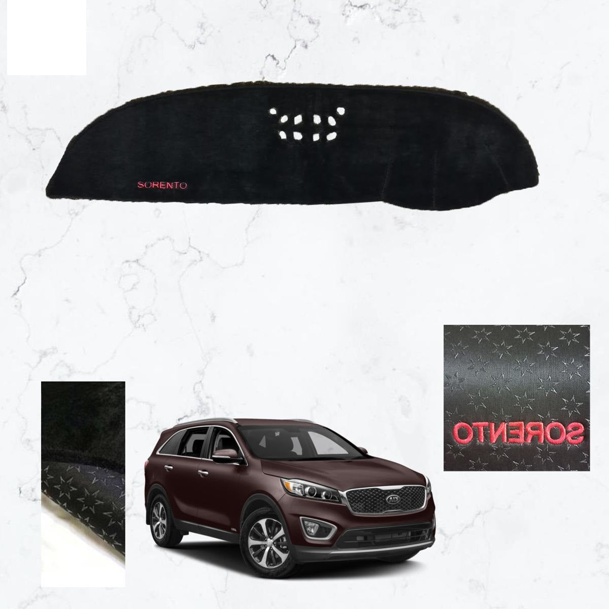 Car Dashboard Mats Heavy Fur Velvet / High Quality Dash Mat Carpets - Anti-Scratch | Washable | Velvet Material
