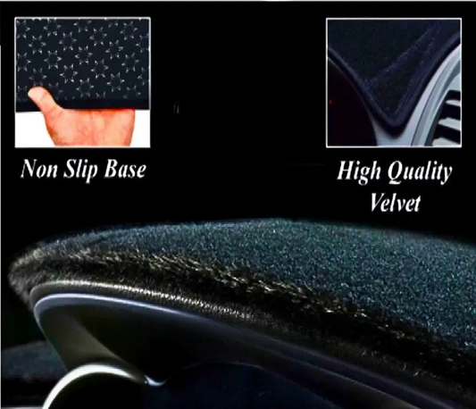 Car Dashboard Mats Heavy Fur Velvet / High Quality Dash Mat Carpets - Anti-Scratch | Washable | Velvet Material