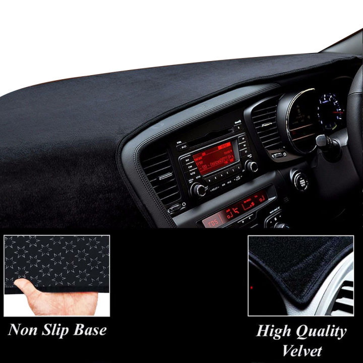 Car Dashboard Mats Heavy Fur Velvet / High Quality Dash Mat Carpets - Anti-Scratch | Washable | Velvet Material