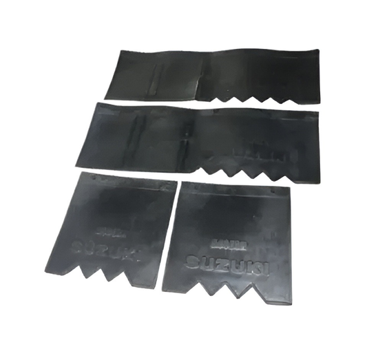 Mud Flaps  / Splash Guards with (Patti Fitting) for Suzuki Bolan / Ravi 4 Pcs Set