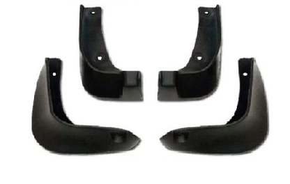 Mud Flaps / Splash Guards For Suzuki Cultus (New Shape 2017-2023)  Black 4 Pcs Set