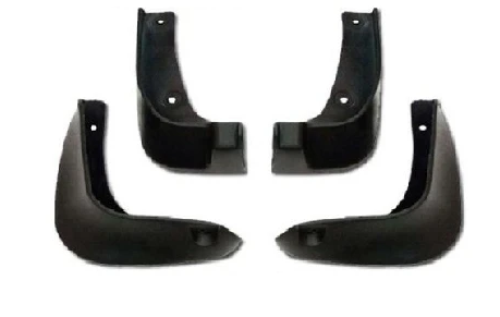 Mud Flaps / Splash Guards For Suzuki Cultus (New Shape 2017-2023)  Black 4 Pcs Set